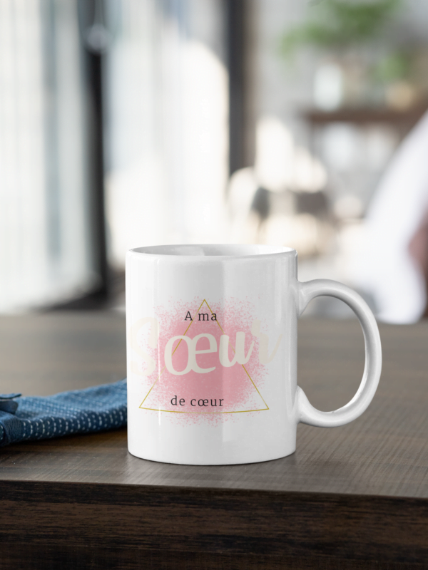 Mug fraternité céramique blanc