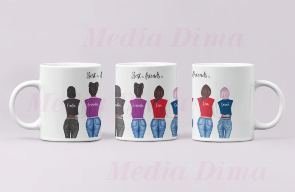Mug personnalisé pour * famille * amie * collègue... - Image 2