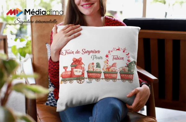Coussins personnalisés pour Noël